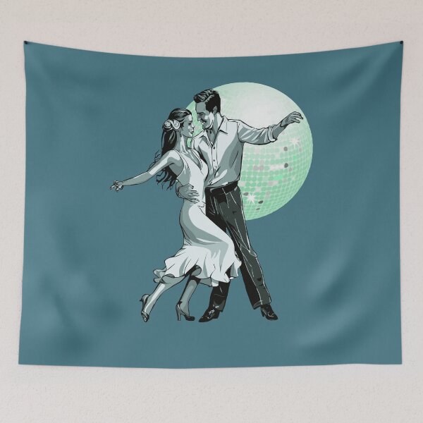 Item preview, Salsa Couple Dancing With Ballroom Mirrorball 3 designed and sold by taiche.