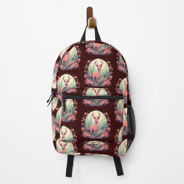 Item preview, Deer in jungle with flowers pestal colours designed and sold by Trendy-Artistry.