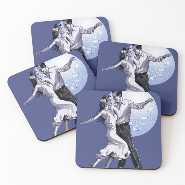 Item preview, Salsa Couple Dancing With Ballroom Mirrorball 4 designed and sold by taiche.