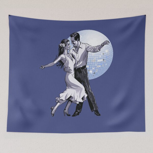 Item preview, Salsa Couple Dancing With Ballroom Mirrorball 4 designed and sold by taiche.