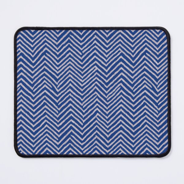 Item preview, Herringbone, geometric, navy blue designed and sold by CoolPixels.
