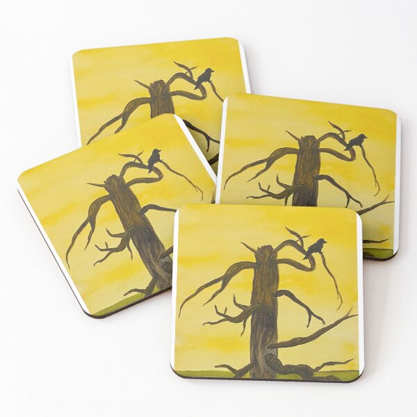 Item preview, Spooky Tree with Bird designed and sold by Lisa Neuman Watercolors.
