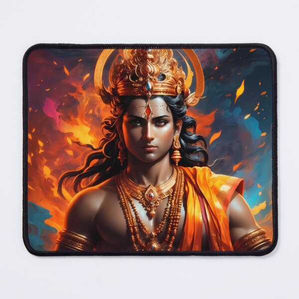 Item preview, Hindu God Lord Rama AI Generated Image designed and sold by deepakrode7.