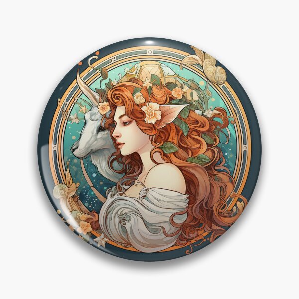 Item preview, Astral Beauty: Capricorn designed and sold by anticmuse.