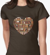 Camiseta entallada para mujer I Heart Books