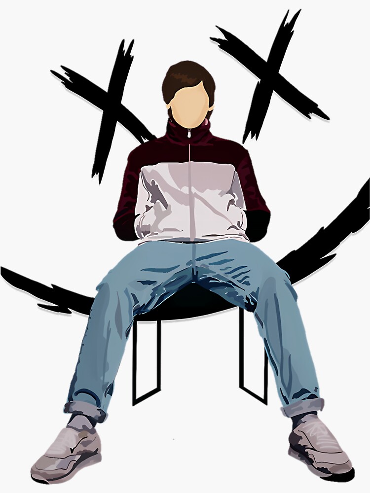 Louis Tomlinson Green Adidas Hoodie Sticker for Sale by craftnella