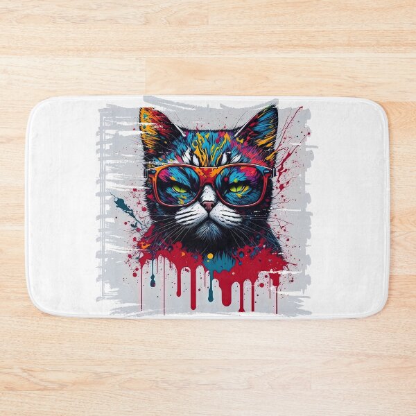 Item preview, A painted picture of a mischievous kitten. designed and sold by Natcharee.
