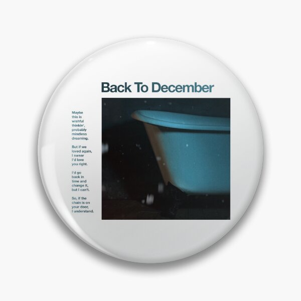 Item preview, taylor swift | back to december | midnights version designed and sold by estheticalrh.