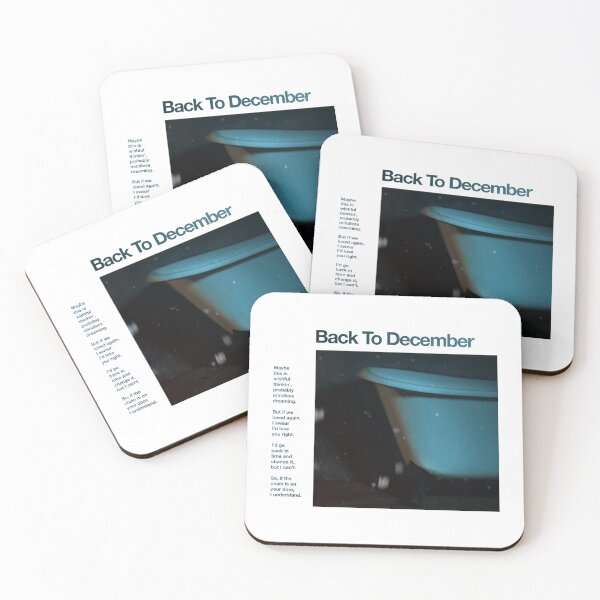Item preview, taylor swift | back to december | midnights version designed and sold by estheticalrh.