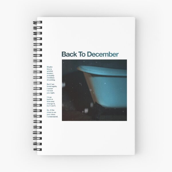 Item preview, taylor swift | back to december | midnights version designed and sold by estheticalrh.