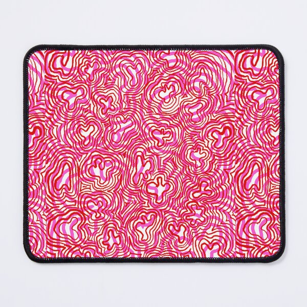 Item preview, red and pink ripple pattern designed and sold by eviannadaisy.