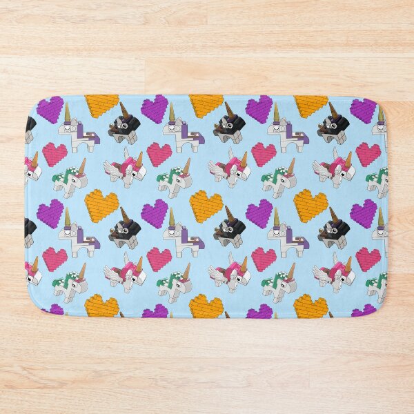Item preview, Brick Unicorns and Hearts designed and sold by FLUFFSforSTUFF.