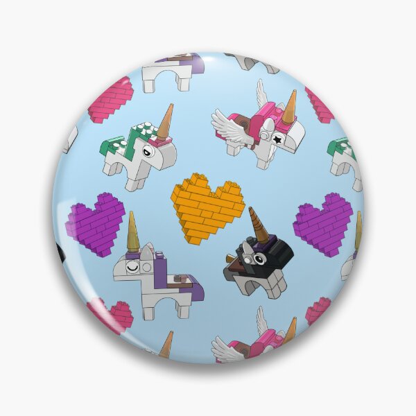 Item preview, Brick Unicorns and Hearts designed and sold by FLUFFSforSTUFF.