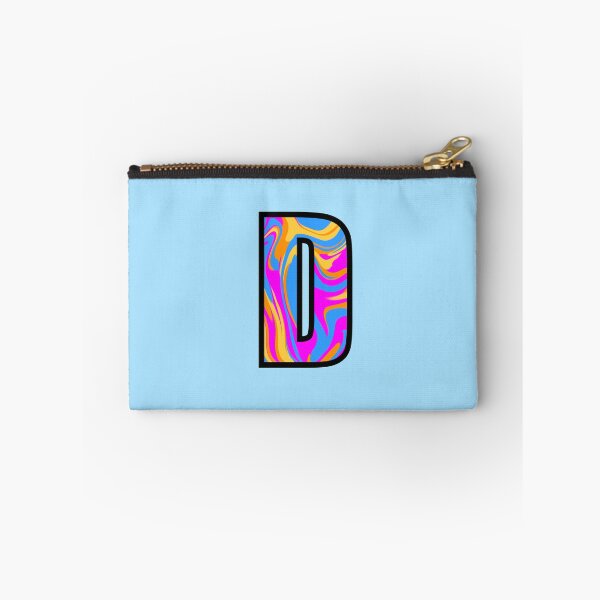 Item preview, D - pink, orange, yellow, blue swirl designed and sold by seeb16.