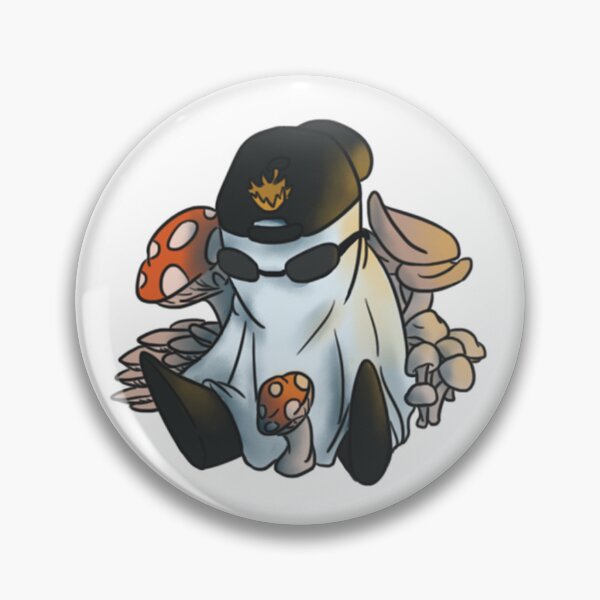 Item preview, Mushroom Ghost boi designed and sold by Drama Llamas Draws.