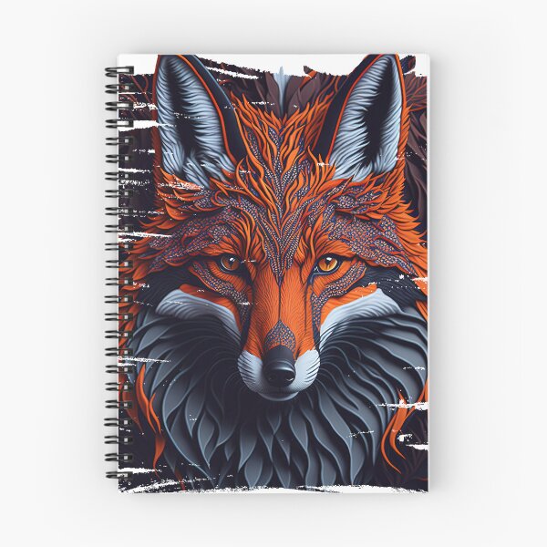Item preview, The brightly colored wolf is majestic and handsome. designed and sold by Natcharee.