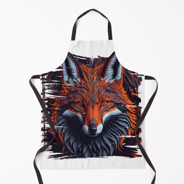 Item preview, The brightly colored wolf is majestic and handsome. designed and sold by Natcharee.