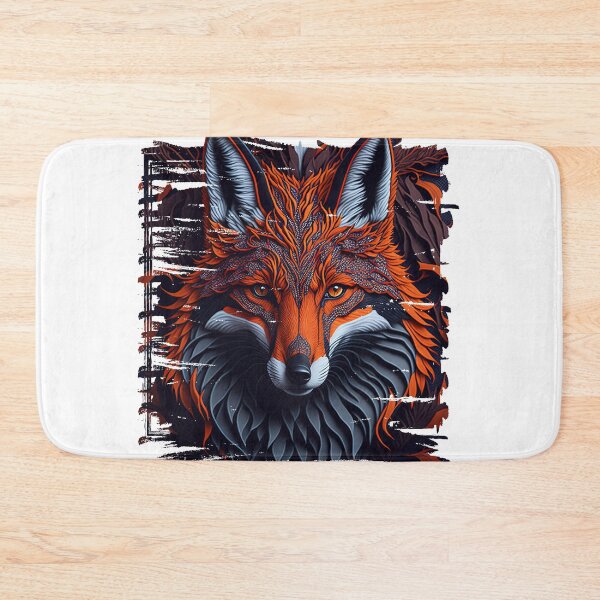 Item preview, The brightly colored wolf is majestic and handsome. designed and sold by Natcharee.