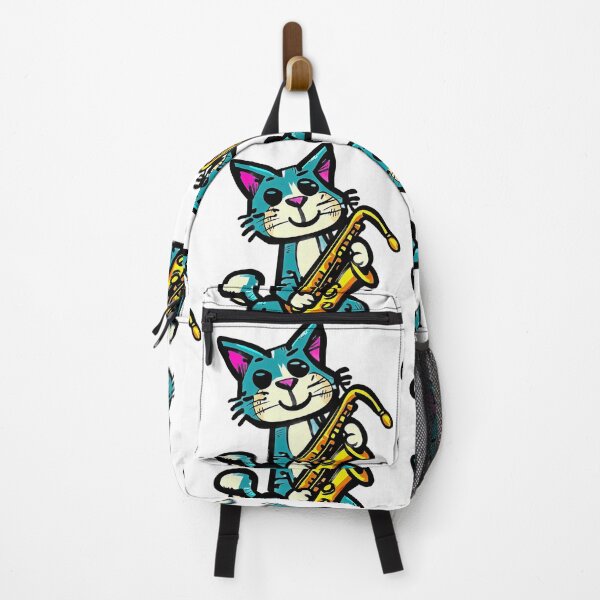 Item preview, Jazzy Cat Saxophonist Art designed and sold by Pixel4Art.