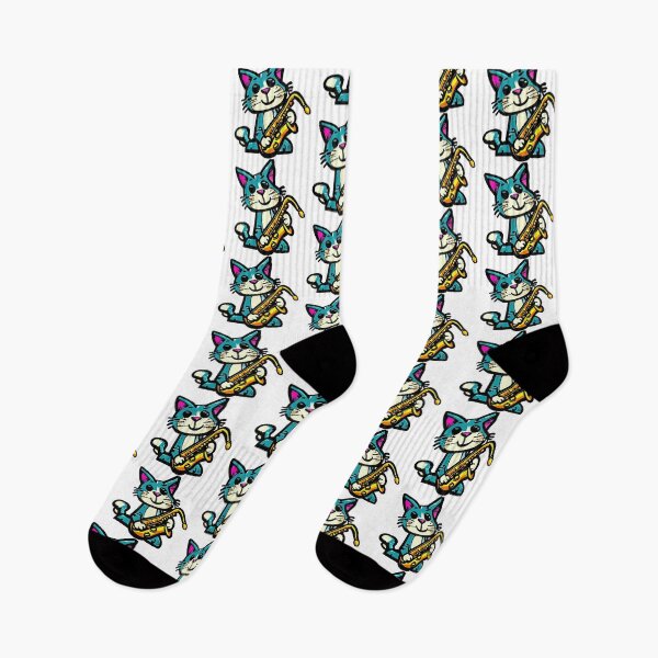 Item preview, Jazzy Cat Saxophonist Art designed and sold by Pixel4Art.