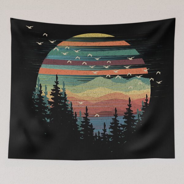Item preview, Geometric Nature Sunset Vibes designed and sold by maryedenoa.