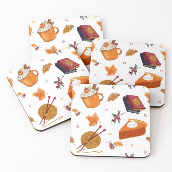 Item preview, Cozy Season Pattern, Autumn Mood, Fall Time designed and sold by Peach-Design.