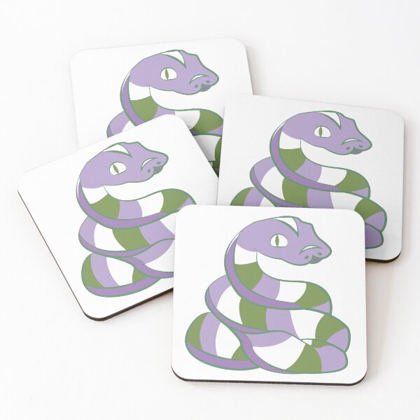 Item preview, Gender Queer Pride Snake designed and sold by bitethefox.
