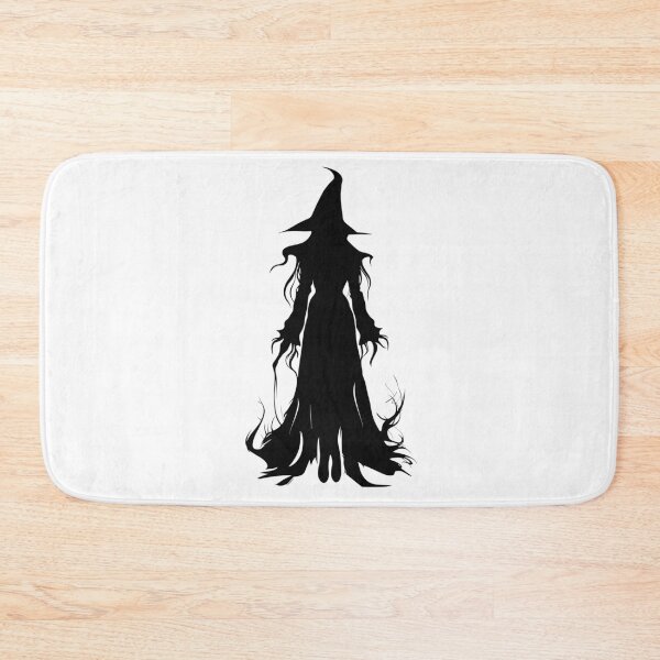 Item preview, Witch in black and white - shadow Halloween designed and sold by Tomioka-Art.