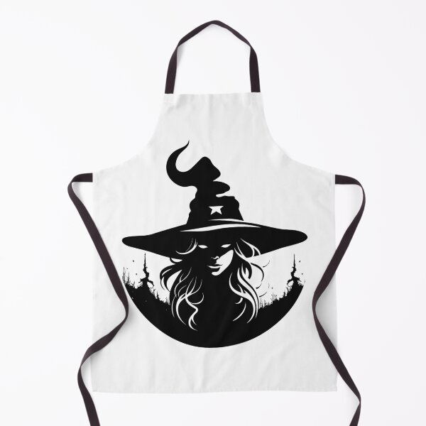 Item preview, Witch in black and white - shadow Halloween designed and sold by Tomioka-Art.