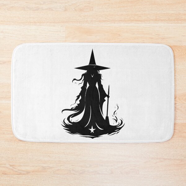 Item preview, Witch in black and white - shadow Halloween designed and sold by Tomioka-Art.