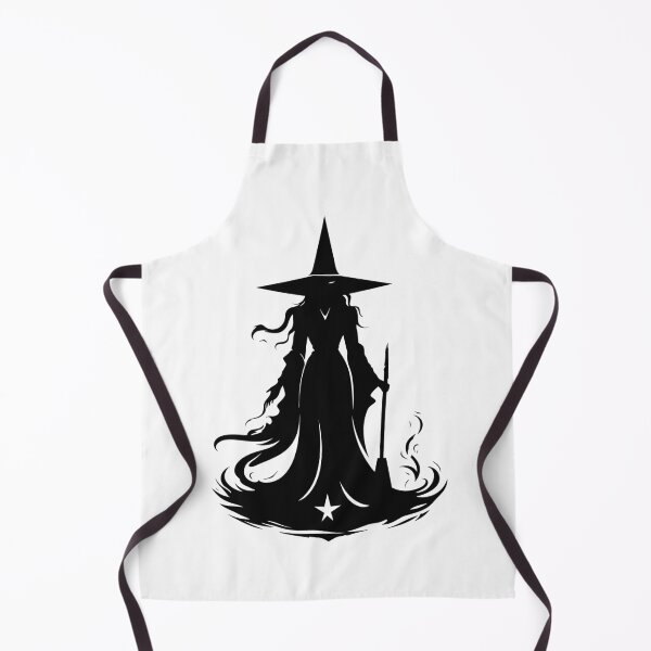 Item preview, Witch in black and white - shadow Halloween designed and sold by Tomioka-Art.