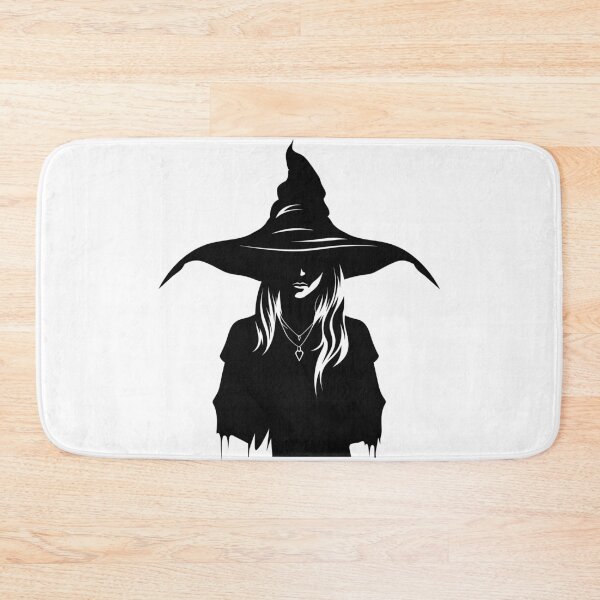 Item preview, Witch in black and white - shadow Halloween designed and sold by Tomioka-Art.