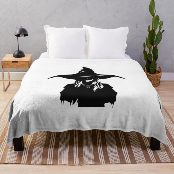 Item preview, Witch in black and white - shadow Halloween designed and sold by Tomioka-Art.