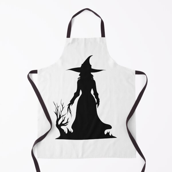 Item preview, Witch in black and white - shadow Halloween designed and sold by Tomioka-Art.