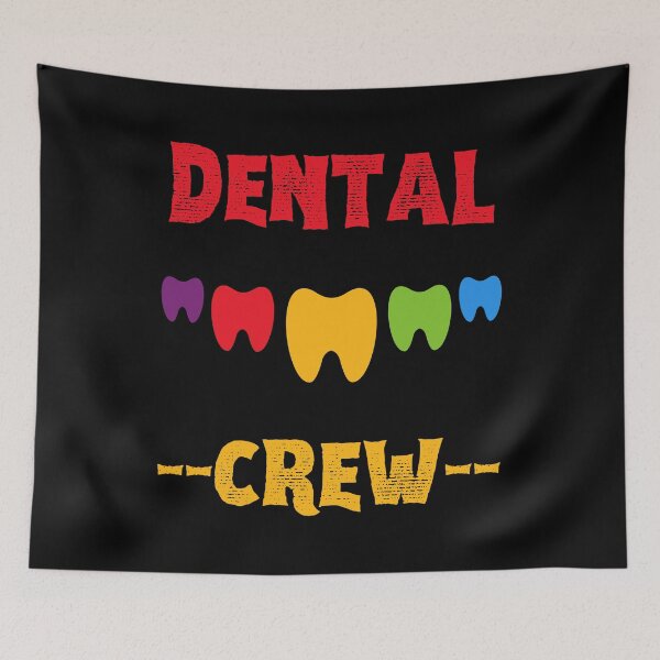 Item preview, Dental Crew Funny Halloween  designed and sold by ArtisShops.