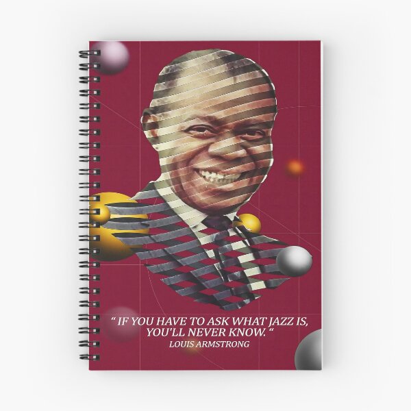 Item preview, Louis Armstrong If You Have To Ask What Jazz Is, You 'll Never Know designed and sold by Sylvanny.