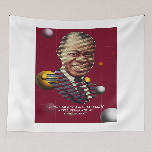Item preview, Louis Armstrong If You Have To Ask What Jazz Is, You 'll Never Know designed and sold by Sylvanny.