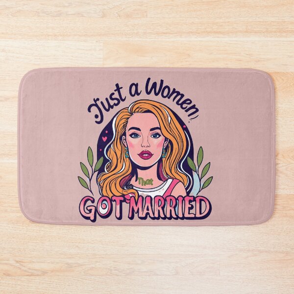 Item preview, word " Just Married " Sticker Art designed and sold by sfwArt.