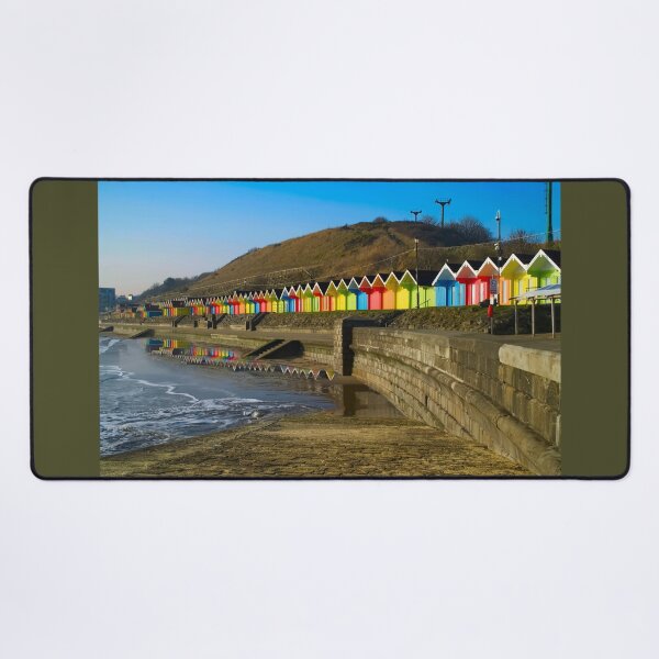 Item preview, Dawn At Scarborough Beach Huts designed and sold by Alisonchambers2.