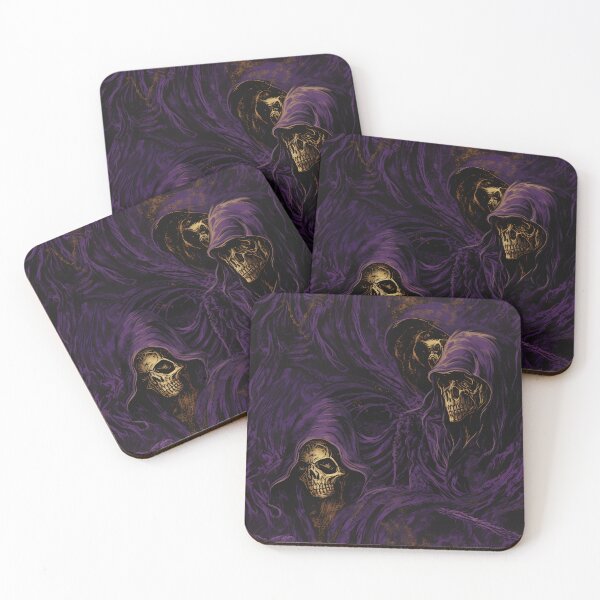 Item preview, Purple Gothic Grim Reaper Halloween Pattern designed and sold by Sturdust.