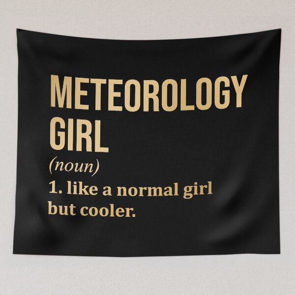 Item preview, Meteorology Girl Definition in Gold designed and sold by XCIV.