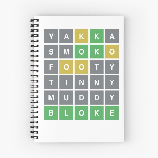 Item preview, BLOKE Yakka Smoko Footy Tinny Muddy Wordle: Australian Slang Fun designed and sold by Wendy Eriksson.