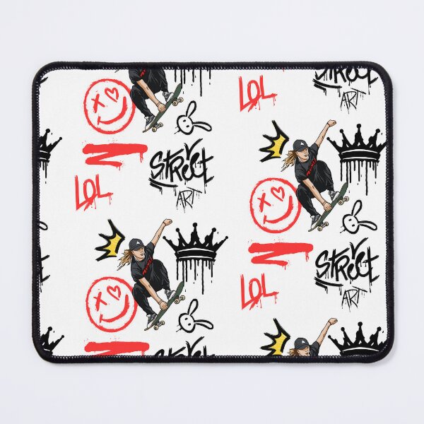 Item preview, Skate Street Art Graffiti Skateboarder  designed and sold by mkzmerch.