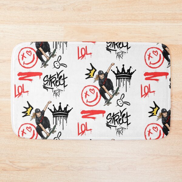 Item preview, Skate Street Art Graffiti Skateboarder  designed and sold by mkzmerch.