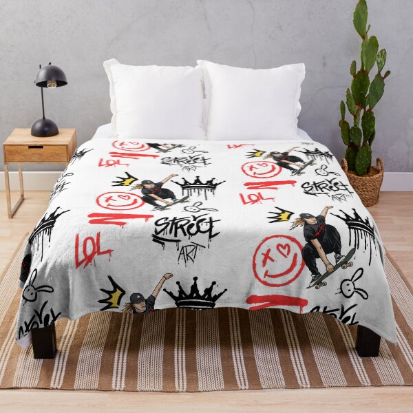 Item preview, Skate Street Art Graffiti Skateboarder  designed and sold by mkzmerch.