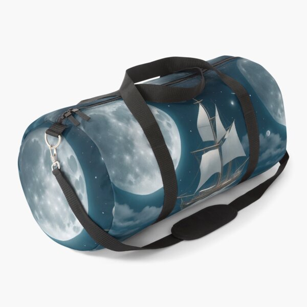 Item preview, Moonlit seascape, sailing ship, calm waters designed and sold by CoolPixels.