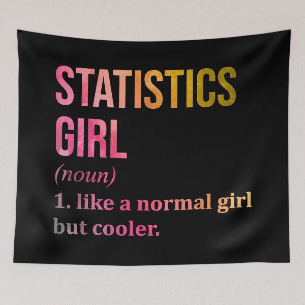 Item preview, Statistics Girl Definition in Watercolor designed and sold by XCIV.