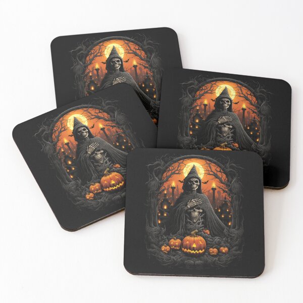 Item preview, Skull Witch surrounded by Jack O Lantern 2 designed and sold by eyestetix.