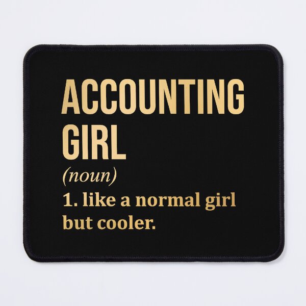 Item preview, Accounting Girl Definition in Gold designed and sold by XCIV.