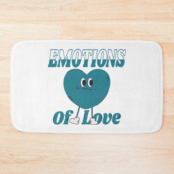 Item preview, Emotions of love - blue monster heart groovy retro vintage designed and sold by TNwandesignart.